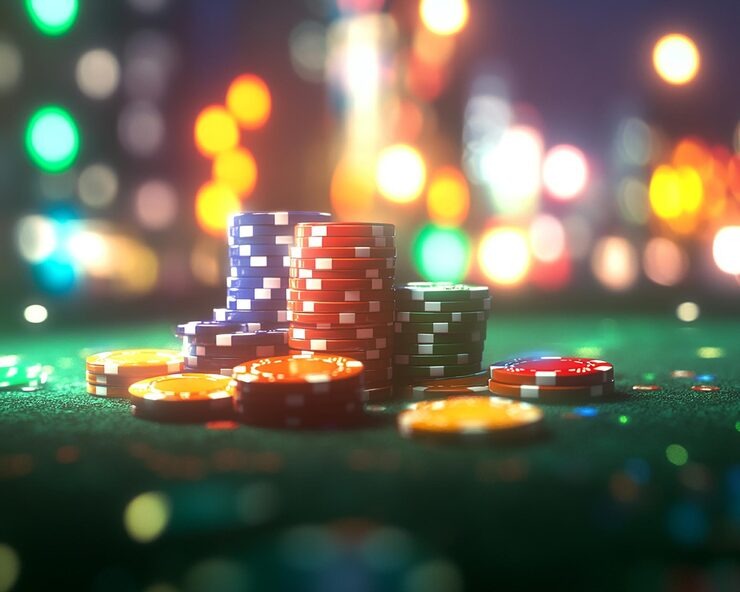 scater4d live dealer studio with multiple camera angles for Texas Poker broadcast